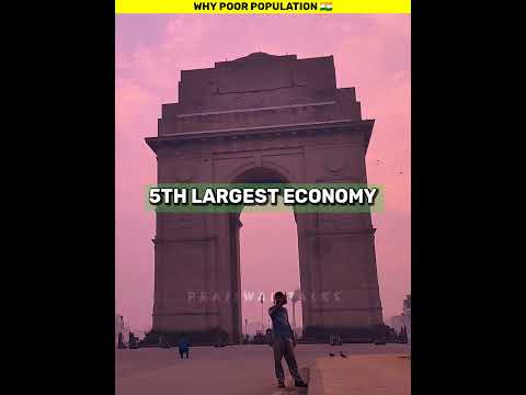 Why India is a rich country with poor population ? 🇮🇳 #shortvideo