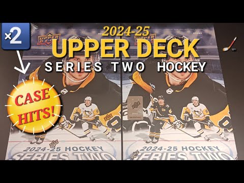 💫 DOUBLE UP ON CASE HITS! 💫 BREAKING 2 MORE 2024-25 UPPER DECK SERIES TWO HOCKEY HOBBY BOXES #hockey