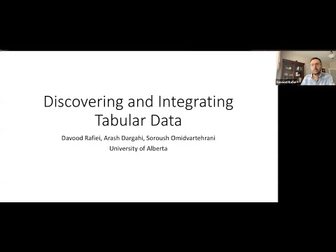 Discovering and Integrating Tabular Data