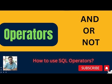 How to use Operators in SQL? | learn sql | SQL basics