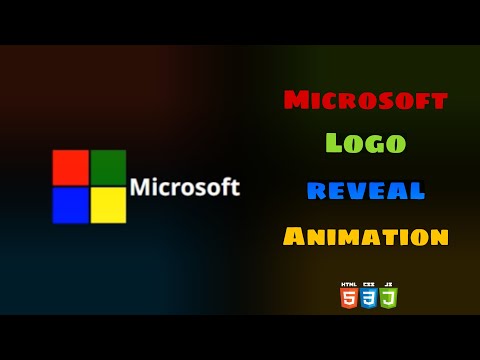 Microsoft Logo Reveal | HTML & CSS | @codeDynasty-O95