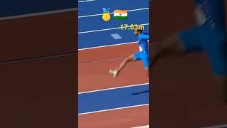 #commonwealthgames2022 #Eldhose Paul #silvermedal 🥈🇮🇳#Triple jump #cwg2022