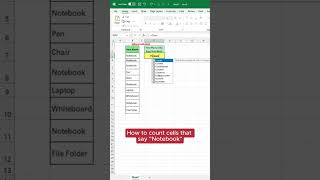 How to use the COUNTIF function in Excel #excel