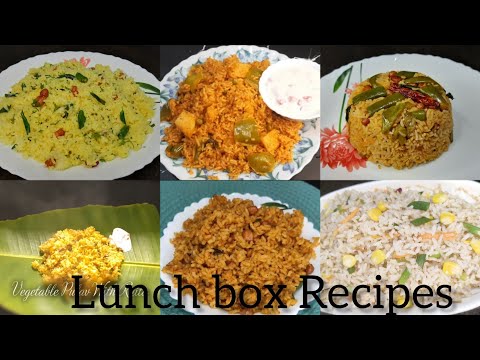 Monday To Saturday Healthy Lunch Box Recipes For Kids | Easy And Quick Recipes | Lunch Box Recipes