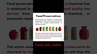 classification of food preservatives #fssaicbt2 #food #foodscience #gate#fso#preservative#fssaiindia