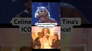 Celine Dion recreates Tina Turner’s “Divas Live 99” entrance! #tinaturner #celinedion #thebest #