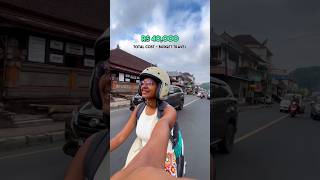 Bali budget breakdown - from India 🇮🇳