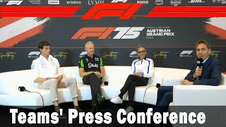 F1 #austriangp  Team Principals Press Conference | F1 2025 Austrian Grand Prix