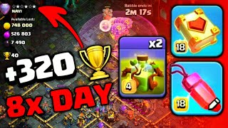 Attack With Top Plear Base | RR with Rage gem + Healing Tome Best For Every Base! coc