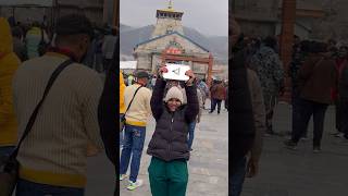 Unboxing Diamond Play Button at Kedarnath🙏 #imkavy #youtubeshorts #youtube