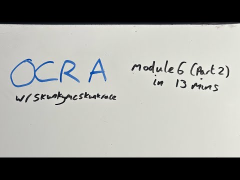 The entirety of OCR A A Level Chemistry Module 6 (Part 2) in 13 mins