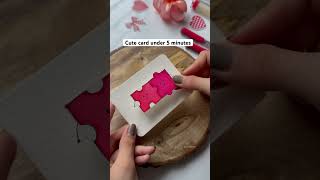 Cute card #viral #artandcraft #diy #trending #diycrafts #cards #love #giftideas #handmade #diycard