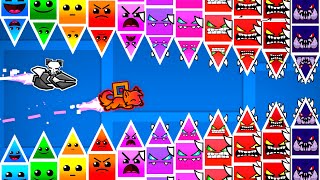 Гонка на ЛЕСТНИЦЕ СЛОЖНОСТЕЙ в Geometry Dash