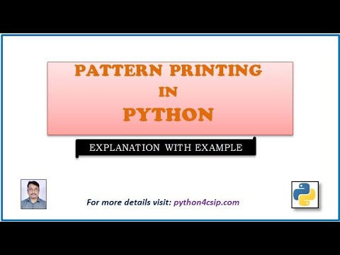 Pattern Printing in Python | Pattern Printing in Python in Hindi