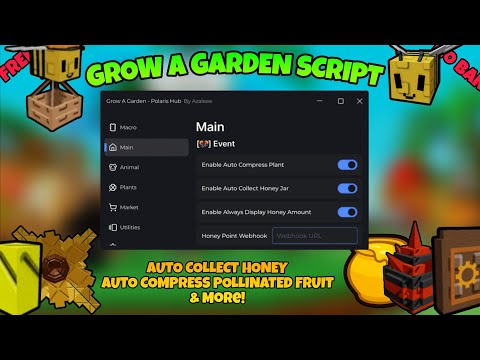 [NEW 🐝🍯] Auto Collect Honey + Auto Complete Honey Event Script | Grow a Garden | 2025