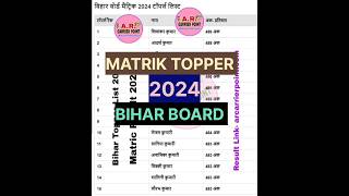 Matrik Topper 2024 bihar board#10thclassresult2024#biharboard#result2024