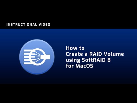 How to Create a RAID Volume using SoftRAID 8 for MacOS (10.14 or later)