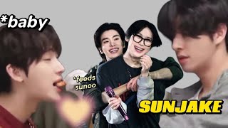 just jake being so soft with sunoo (sunjake)