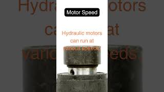 Hydraulic Quick Tips | Motor Speed #basichydraulics #hydraulicmotor #fluidpower