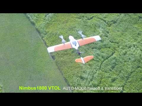 Nimbus1800 VTOL takeoff & transition