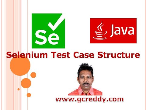 Selenium Test Case Structure | G C Reddy |