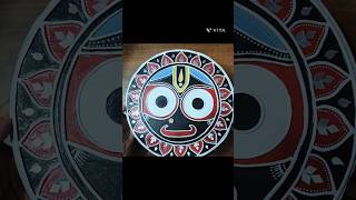 Puri Jagannath 🙏🏻✨ #lippanart #art #trending #shorts #india #krishna #jagannath #odisha