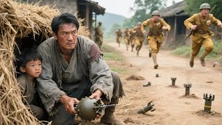 Japanese raid the village for food—villagers use the terrain to plant mines and catch them off guard