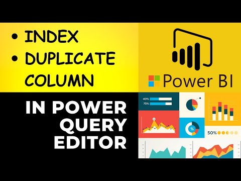 12. Index | Duplicate Column | Index in Power Query | Duplicate Column in Power Query