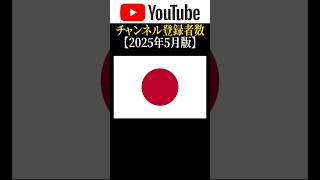 YouTube - チャンネル登録者数 TOP10【2025年版】