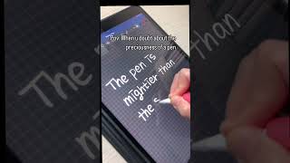 #power #of #pen #massive #applepencil #kideducation #handwriting #toddlers #tablet #kids #useful