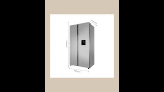 Haier 596 L, Wi-Fi enabled Water Dispenser Frost Free, 2-Door Side by Side Refrigerator with 100%...