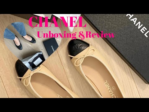 CHANEL Ballerina Chanel ballet shoes Unboxing / How to care💁/Review / Flat shoes / Recommended