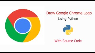 Draw Google Chrome Logo Using Python - Tkinter/Turtle Module | Python Turtle Arts | #shorts #short