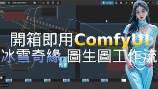 開箱即用 ComfyUI 冰雪奇緣 AI攝影圖生圖工作流