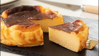 濃厚バスク風チーズケーキの作り方 Basque-style Baked Cheese Cake｜HidaMari Cooking