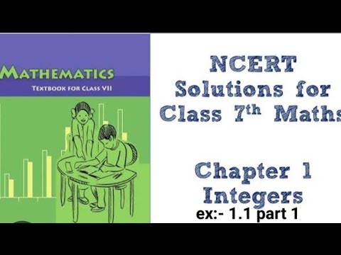 CHAPTER 1 INTERGERS QNO.1,2|MATHS NCERT SOLUTIONS| @PSEB