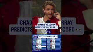 Chad Michael Murray Predicts the Buffalo Bills 2025 Record