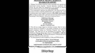 Pakistan Civil Aviation Authority#PCAA#2022jobs