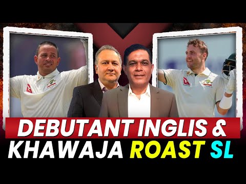 Debutant Inglis & Khawaja Roast SL | Caught Behind