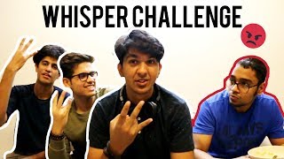 BEST WHISPER CHALLENGE EVER (LAUGHANDDIE) 😂😂