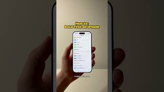 How to: Bold Text on iPhone⬆️ #apple #tech #ios #tutorial #iphone #boldtext #settings