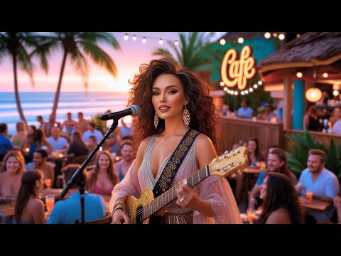 Beach Cafe Ambience | Soothing Music - COPYRHIGHT FREE