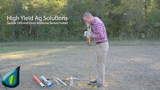 Sentek Drill and Drop Soil Moisture Sensor Installation