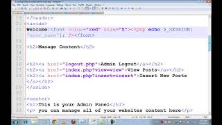 Admin Panel and Complete Website Php mysql Hindi Part 26