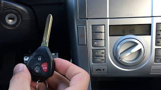 How to program new Scion tC chip key (no tools required)