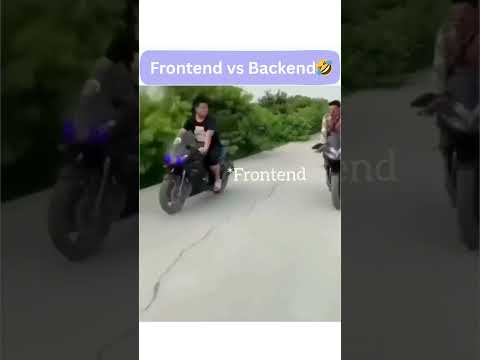 Fronted vs Backend 😂😂😂