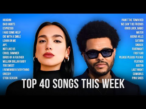 Top 40 Songs This Week 2025 🎤  Bruno Mars, Dua Lipa, Adele, Lady Gaga, Taylor Swift, The Weeknd