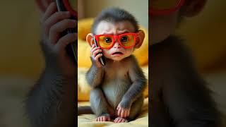 Cutest Call Ever! 🐵#shorts #viral #trending #shortvideos