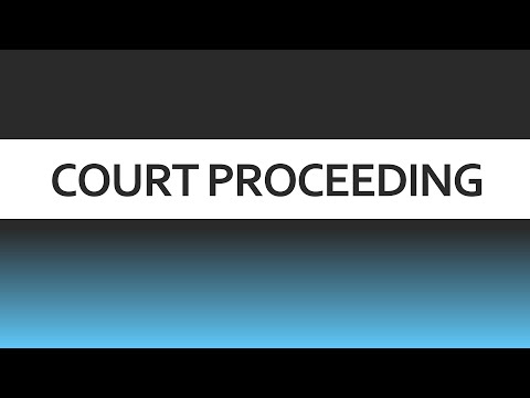 PHILIPPINE CRIMINAL JUSTICE SYSTEM- COURT PILLAR//COURT PROCEEDING