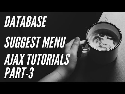AJAX   Database Select Menu Tutorial || Load Records using Ajax|| luv programming